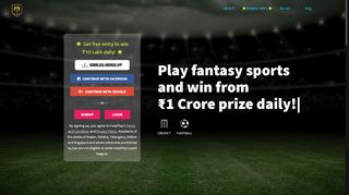 
                            2. HalaPlay - Play Fantasy Cricket & Fantasy Football and win upto ₹50 ...