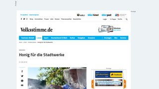 
                            13. Halberstadt: Honig für die Stadtwerke | Volksstimme.de