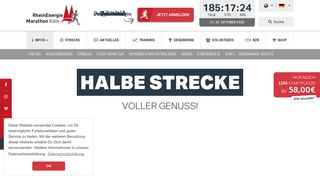 
                            8. Halbmarathon | RheinEnergieMarathon Köln - Köln Marathon