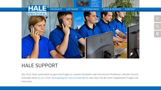 
                            8. HALE Support - Support - HALE electronic GmbH