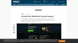 
                            13. „Half Life“-Mod: So starten Sie „Black Mesa“ auf dem Computer ...
