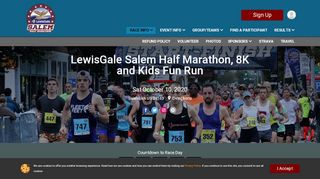 
                            2. Half Marathon > Registration - LewisGale Salem Half Marathon
