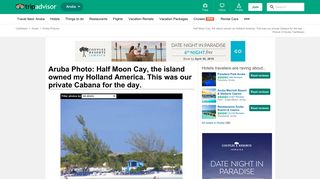 
                            12. Half Moon Cay, the island owned my Holland America. This was our ...