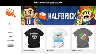 
                            12. Halfbrick - Official Store | Featuring custom t-shirts, prints, and more