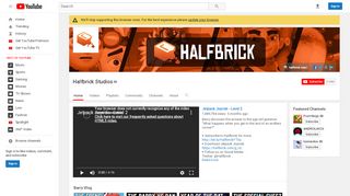 
                            10. Halfbrick Studios - YouTube