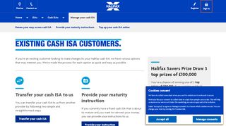 
                            7. Halifax UK | Existing customers | ISA