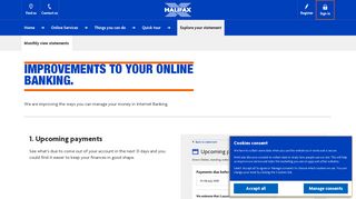 
                            12. Halifax UK | Online Banking | Monthly view statements