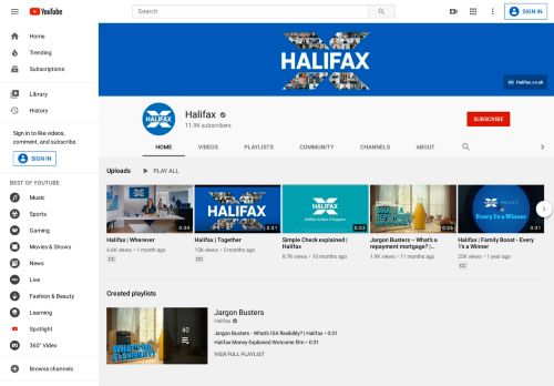 
                            7. Halifax - YouTube
