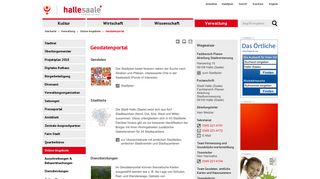 
                            6. Halle (Saale) - Händelstadt: Geodatenportal