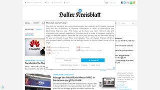 
                            13. Haller Kreisblatt - Internet