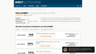 
                            11. HALLHUBER Gutschein Februar 2019 • Geprüfte Gutscheincodes bei ...