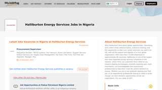 
                            6. Halliburton Energy Services Jobs and Vacancies in Nigeria ...