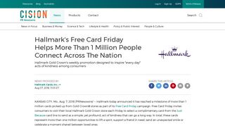 
                            9. Hallmark's Free Card Friday Helps More Than 1 Million People ...