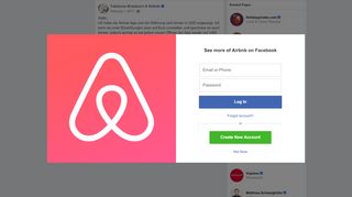 
                            8. Hallo, ich habe die Airbnb App und die... - Fabienne ... - Facebook