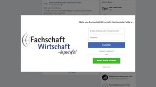 
                            2. Hallo liebe Kommilitonen, wir wollen... - Fachschaft Wirtschaft ...