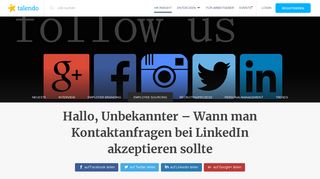 
                            11. Hallo, Unbekannter – Wann man Kontaktanfragen bei LinkedIn ...