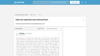 
                            4. hallo wie registriert man sich bei Pearl (Registrierung) - Gutefrage