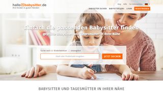 
                            4. HalloBabysitter.de: Babysitter und Tagesmutter Suche ...