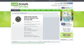 
                            10. Halloween Howler – Trick-or-Treat or run for your life Official Tickets