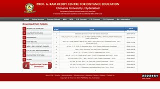 
                            3. Hallticket Download - Prof. G. Ram Reddy Centre for Distance Education