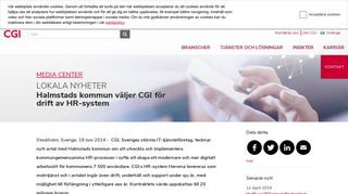 
                            7. Halmstads kommun väljer CGI för drift av HR-system | CGI.se