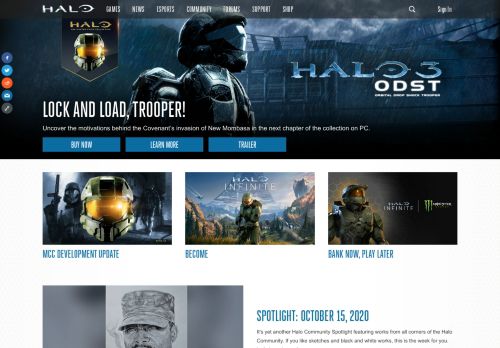
                            9. Halo - Official Site
