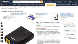 
                            3. Hama 2-in-1 WLAN Adapter schwarz: Amazon.de: Computer & Zubehör