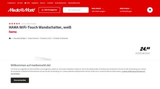 
                            10. HAMA WiFi-Touch Schalter & Dimmer - MediaMarkt