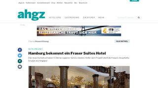 
                            11. Hamburg bekommt ein Fraser Suites Hotel - Allgemeine Hotel- und ...