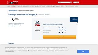 
                            11. Hamburg Commercial Bank Tagesgeld | FOCUS