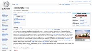 
                            10. Hamburg Records – Wikipedia