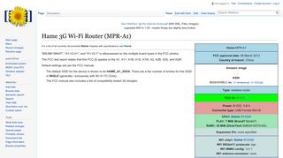 
                            10. Hame 3G Wi-Fi Router (MPR-A1) - WikiDevi