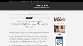 
                            10. Hammer Time: Was taugen Handwerkerplattformen wie MyHammer ...