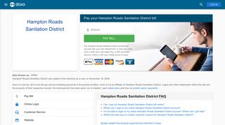 
                            2. Hampton Roads Sanitation District (HRSD): Login, Bill Pay, Customer ...