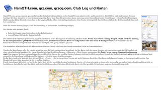 
                            10. HamQTH.com, qrz.com, qrzcq.com, Club Log und Karten - DL2RUM