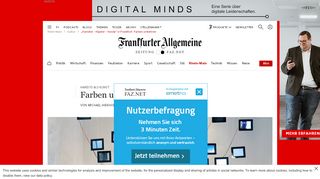 
                            7. „Hamster - Hipster - Handy“ in Frankfurt: Farben umkehren - FAZ