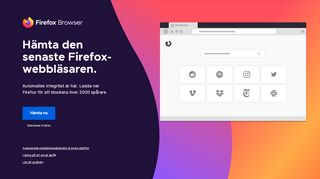 
                            13. Hämta Firefox — Gratis webbläsare — Mozilla