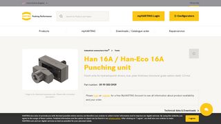 
                            11. Han 16A / Han-Eco 16A Punching unit | HARTING Technology Group