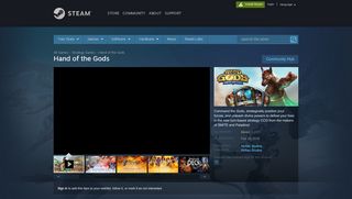 
                            2. Hand of the Gods on Steam