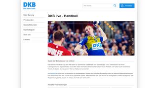 
                            5. Handball bei DKB live | DKB AG