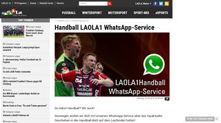 
                            11. Handball LAOLA1.at WhatsApp Service - LAOLA1.at