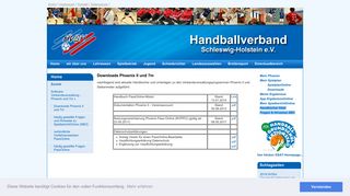 
                            9. Handballverband Schleswig-Holstein - Downloads Phoenix II und 7m