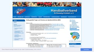 
                            12. Handballverband Schleswig-Holstein - häufig gestellte Fragen und ...