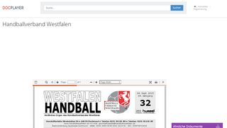 
                            6. Handballverband Westfalen - PDF - DocPlayer.org