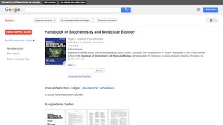 
                            12. Handbook of Biochemistry and Molecular Biology