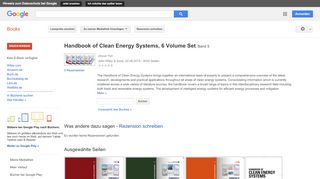 
                            8. Handbook of Clean Energy Systems, 6 Volume Set