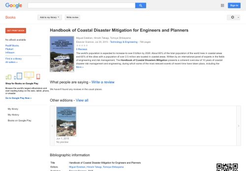 
                            13. Handbook of Coastal Disaster Mitigation for Engineers and Planners