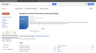 
                            11. Handbook of Crime Prevention Community Safety