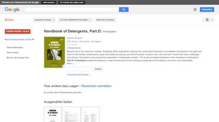 
                            11. Handbook of Detergents, Part D: Formulation