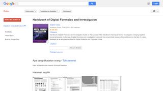 
                            6. Handbook of Digital Forensics and Investigation - Hasil Google Books